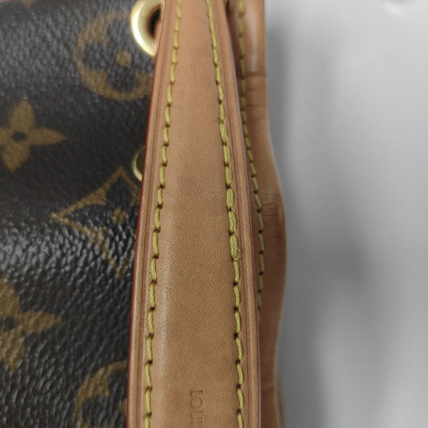 NOÉ Nano Monogram Coated Canvas Brown