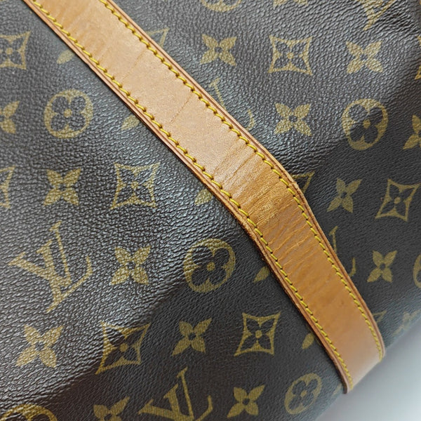 SAC SOUPLE 55 Monogram Coated Canvas Brown