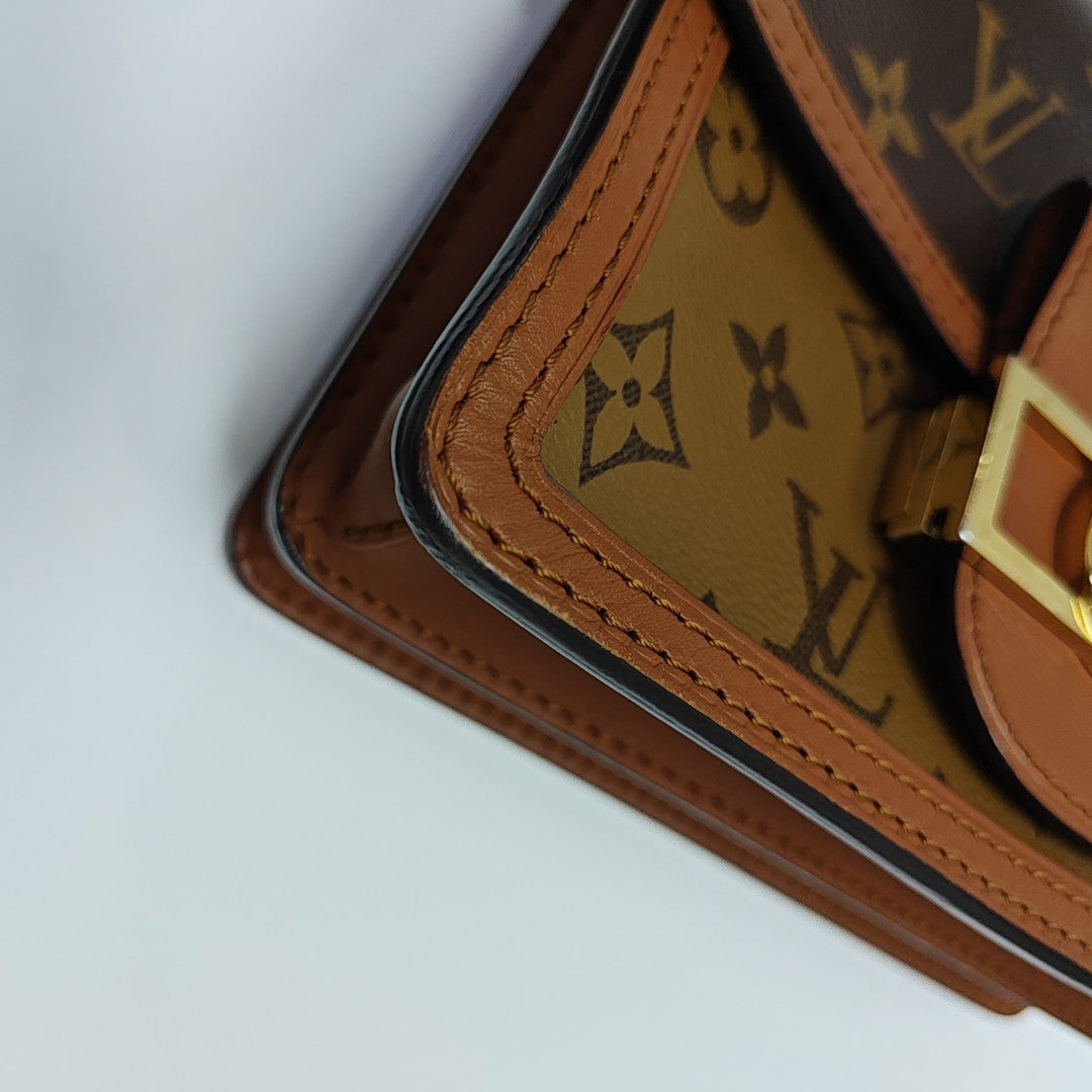 DAUPHINE Mini Coated Canvas Brown