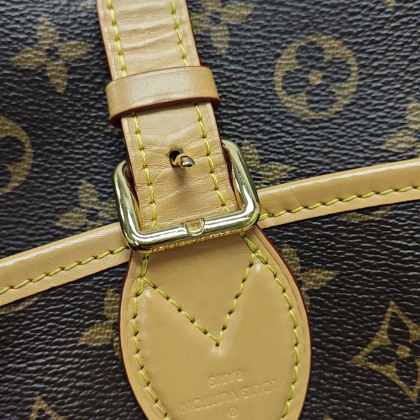 DIANE Monogram Coated Canvas Brown