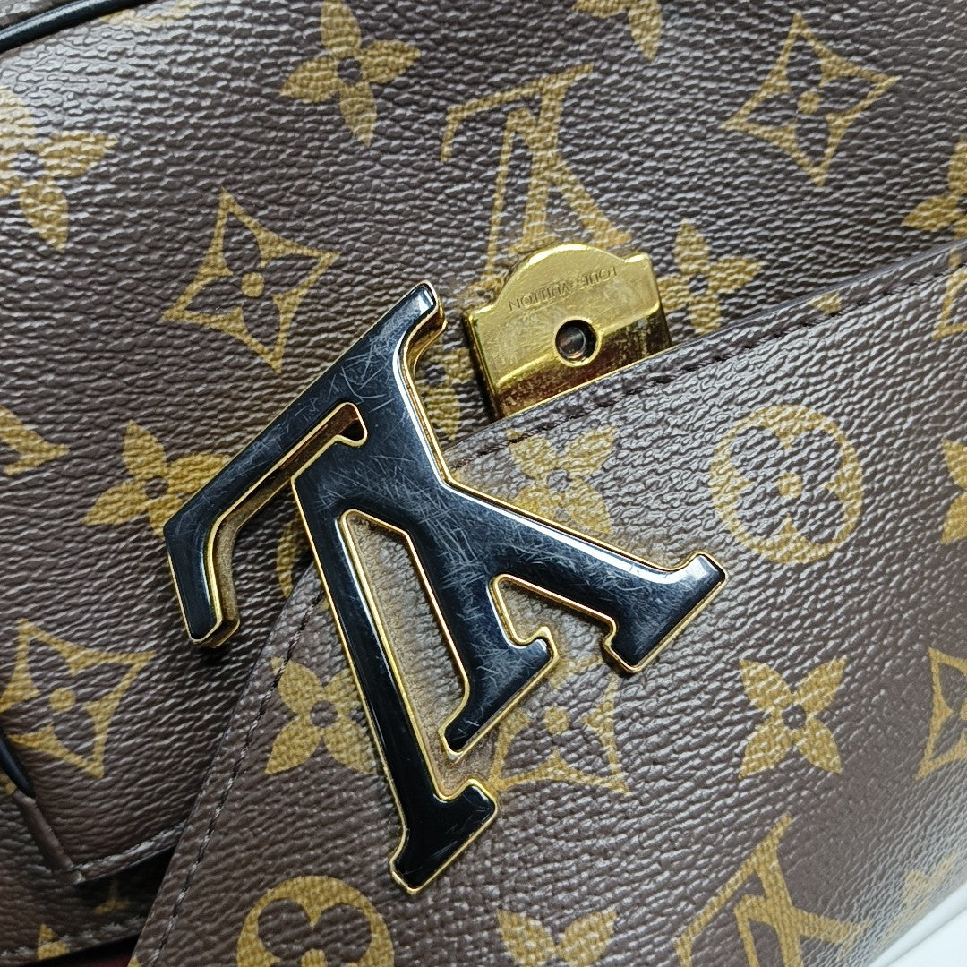 PASSY Monogram Coated Canvas Brown