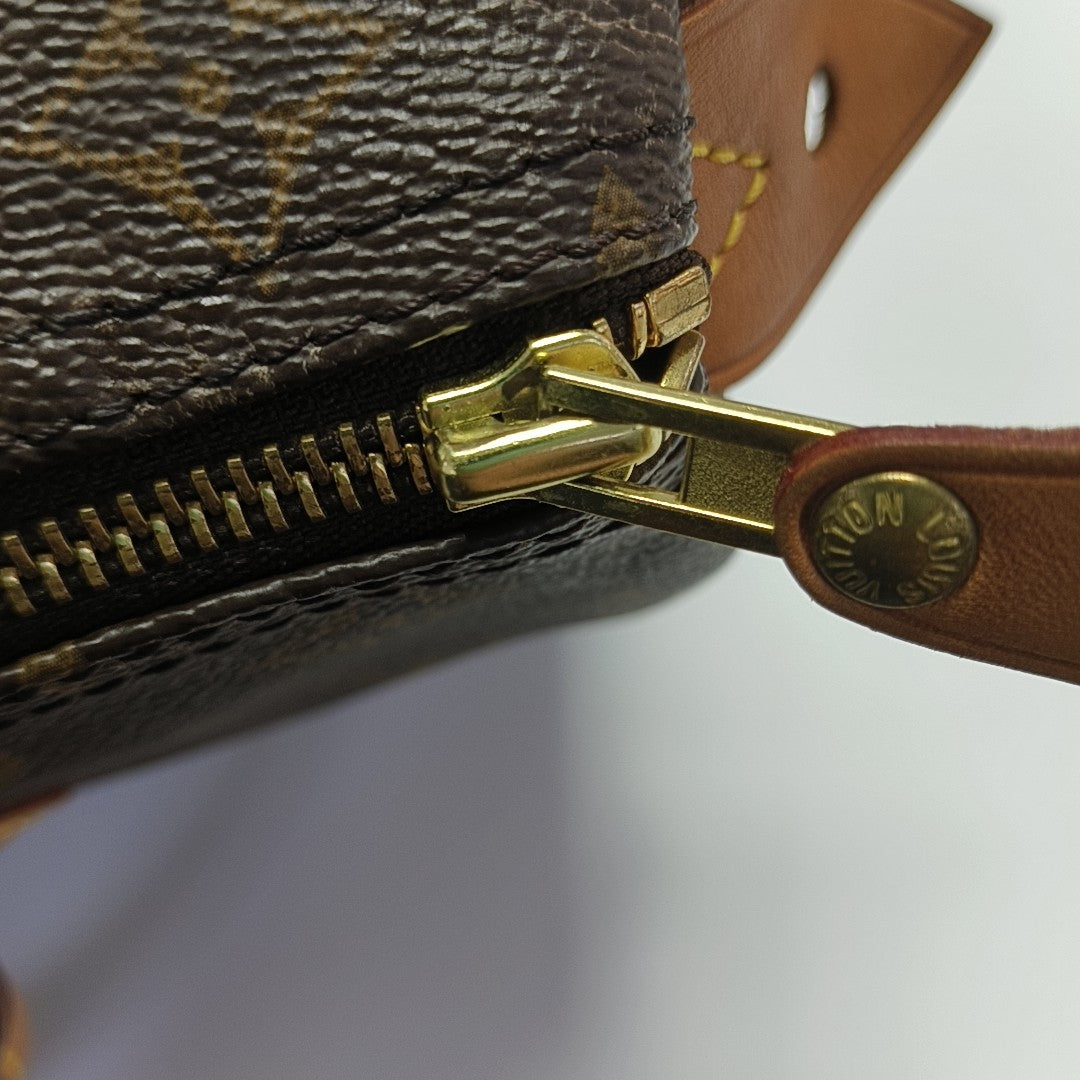SPEEDY 30 Monogram Coated Canvas Brown