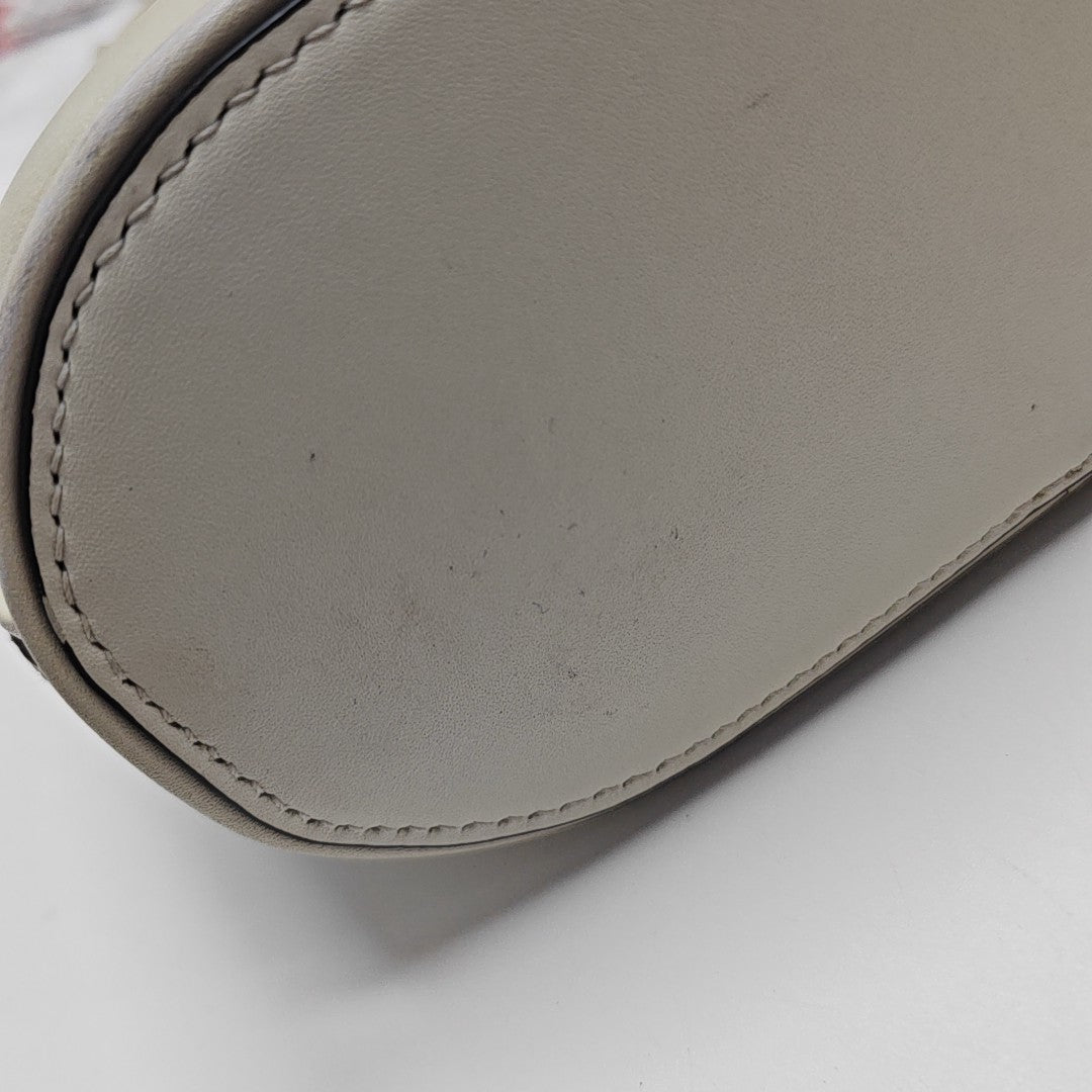 Calfskin Shoulder Bag Beige