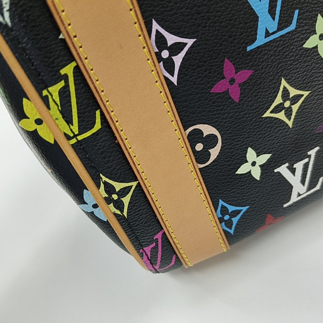 LV × TM PRISCILLA Monogram Coated Canvas Black