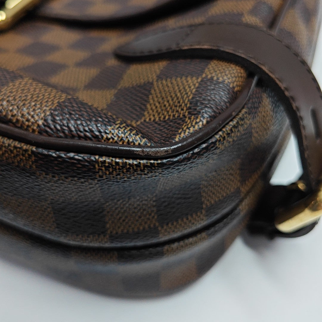HIGHBURY Damier Ebene Coated Canvas Brown