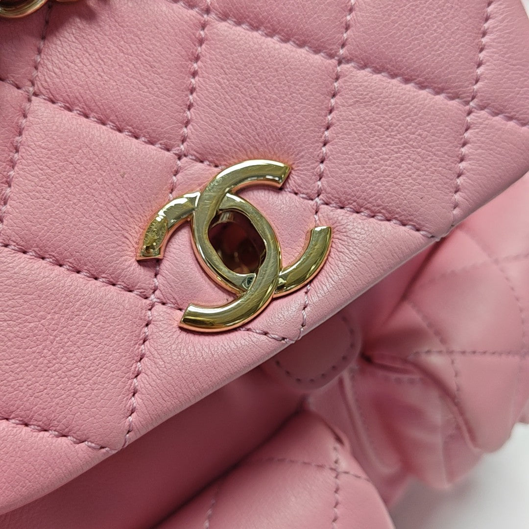 DUMA Quilted Calfskin Pink