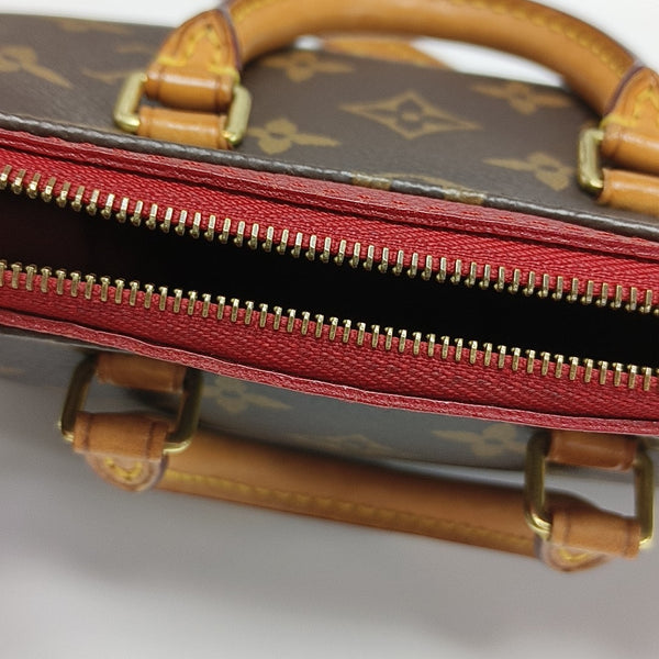 PALLAS Nano Monogram Coated Canvas Brown