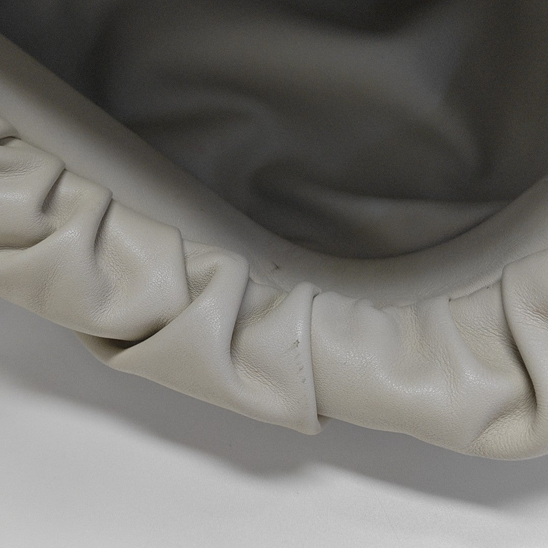 The Pouch Mini Calfskin White