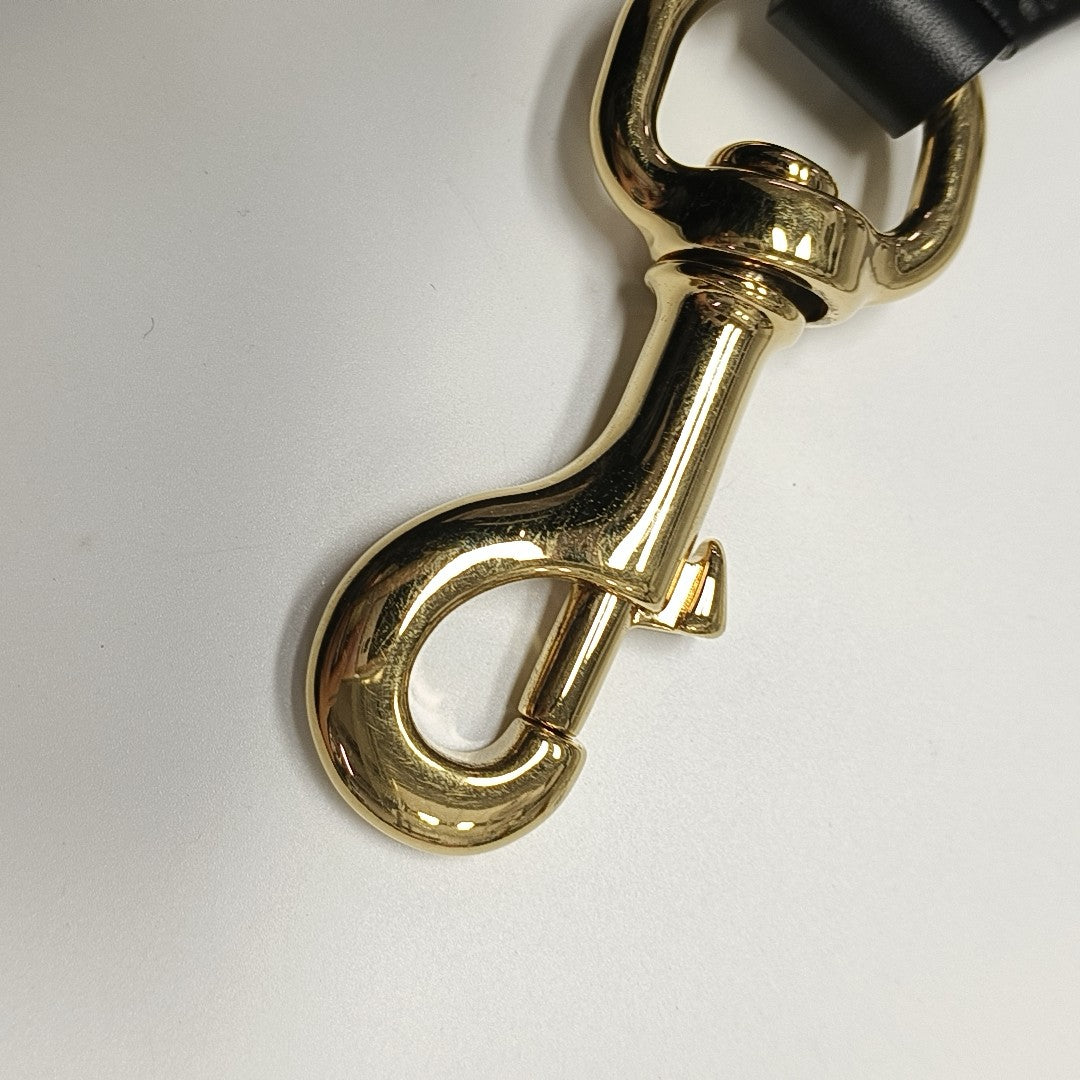 Padlock Medium Monogram Calfskin Black
