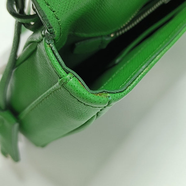 Sound Bag Saffiano Calfskin Green