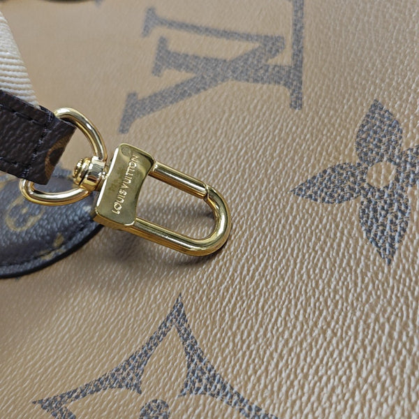 ONTHEGO PM Monogram Coated Canvas Brown