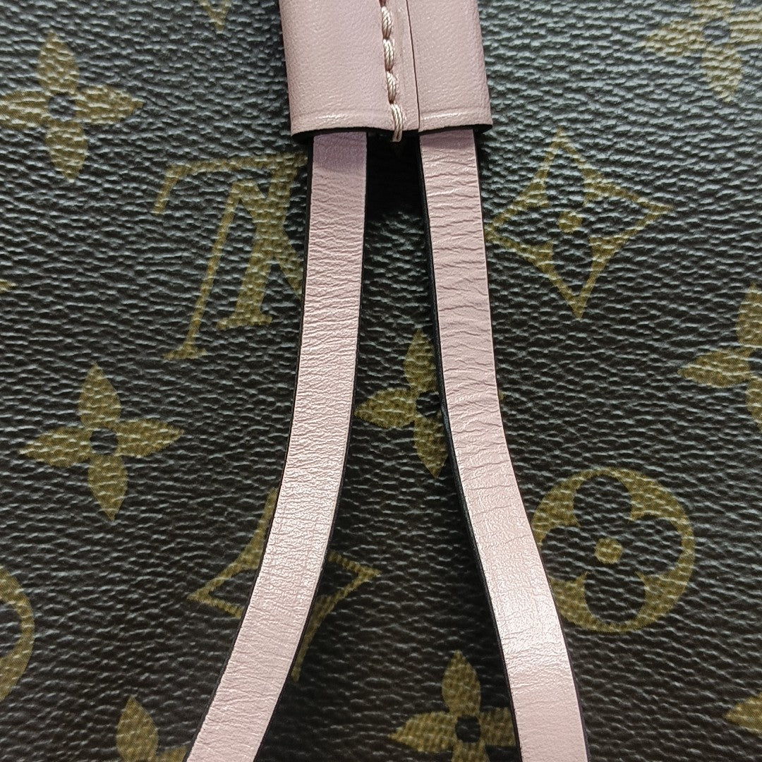 NÉONOÉ MM Monogram Coated Canvas Brown