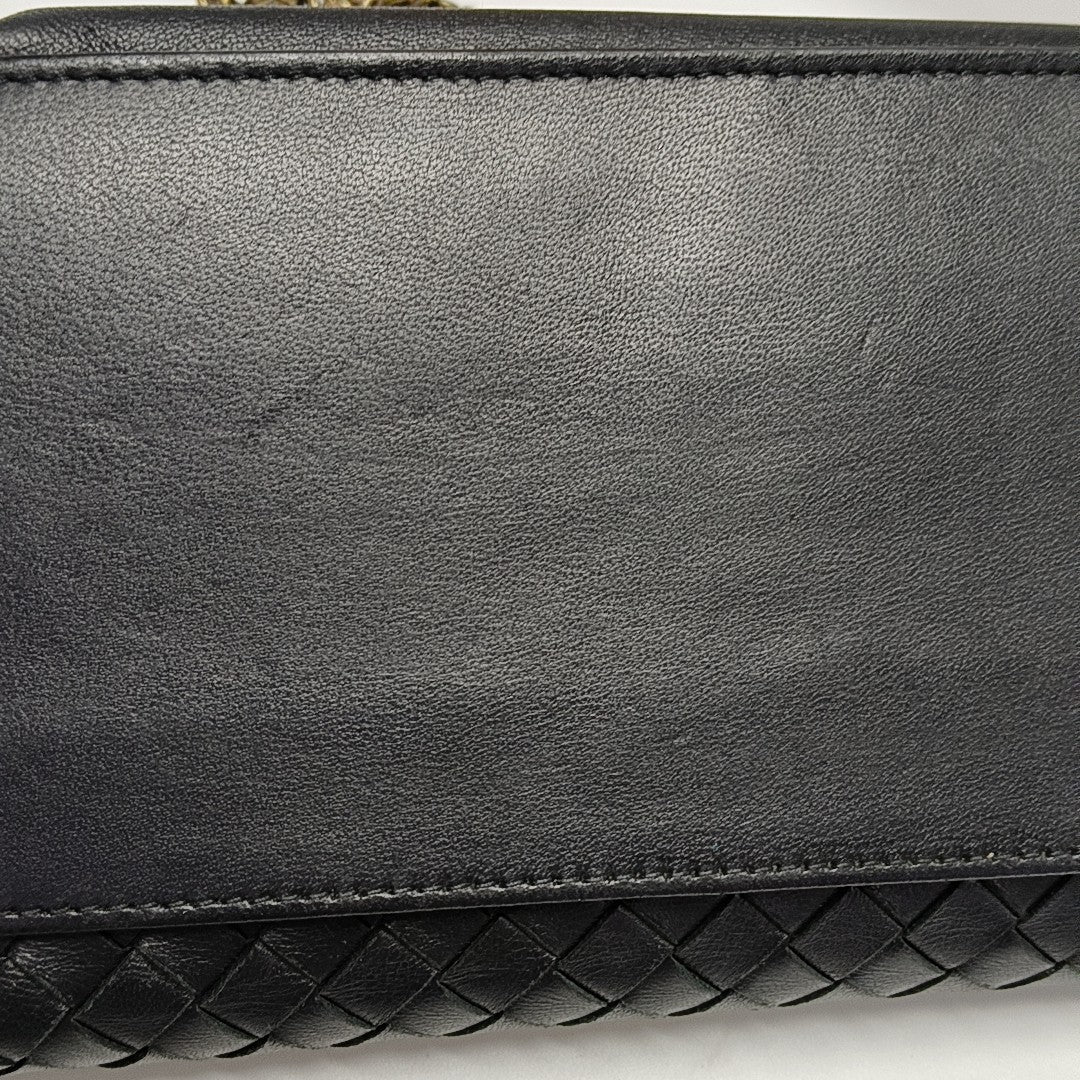 Lambskin Crossbody Bag Black