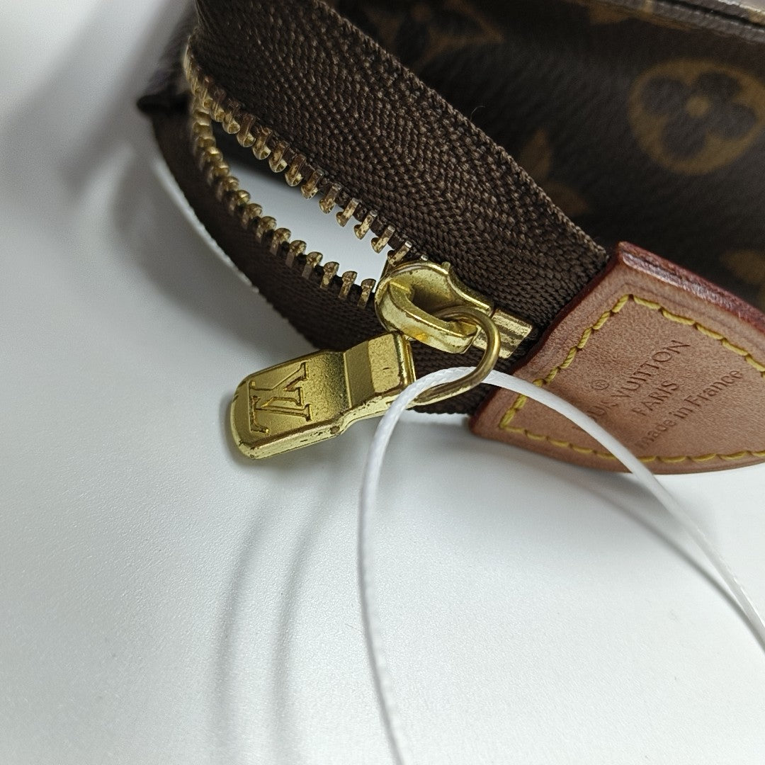 TOILET POCKET 26 Monogram Coated Canvas Brown