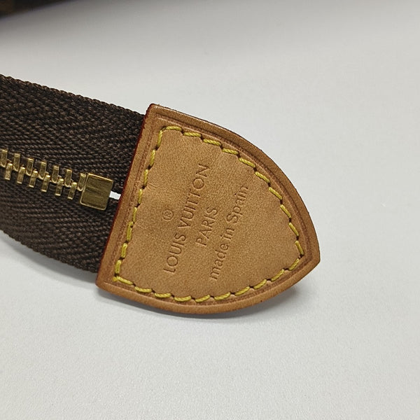 TOILET POCKET 19 Monogram Coated Canvas Brown