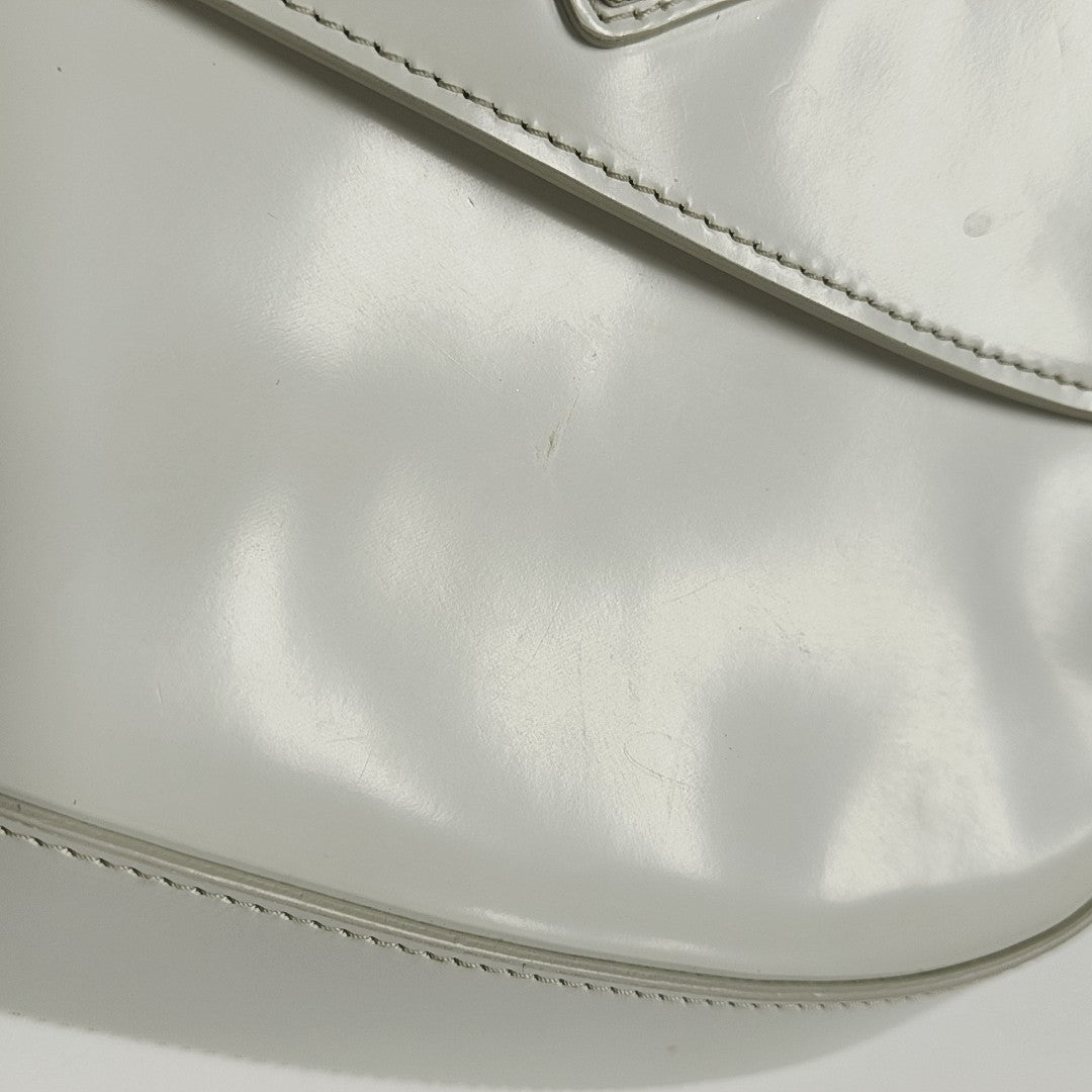 Cleo Saffiano Calfskin White
