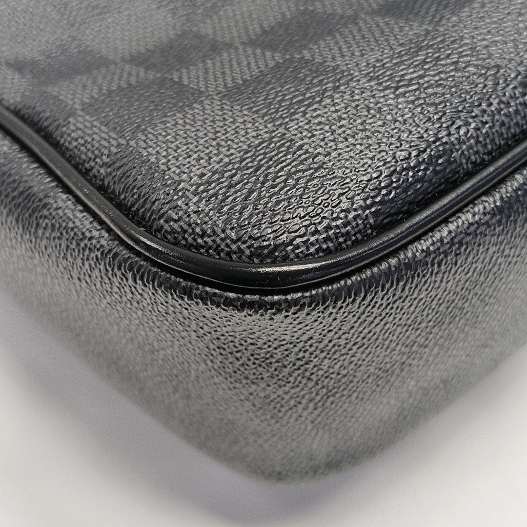 DANIEL Damier Graphite Coated Canvas Gray