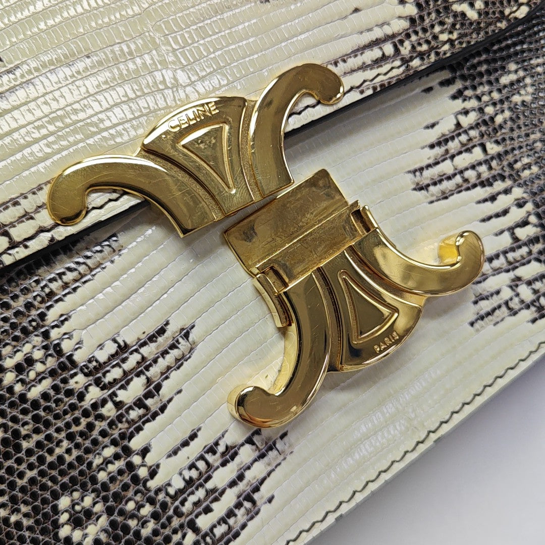 TRIOMPHE Small Lizard Beige
