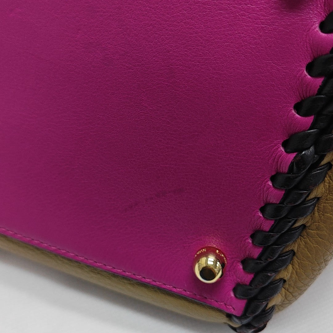 Calfskin Shoulder Bag Brown
