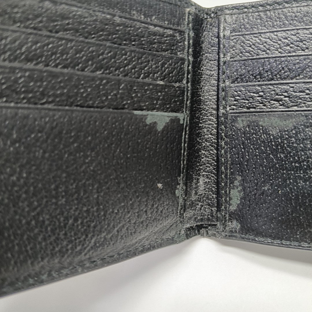 Animalier Calfskin Black Wallet