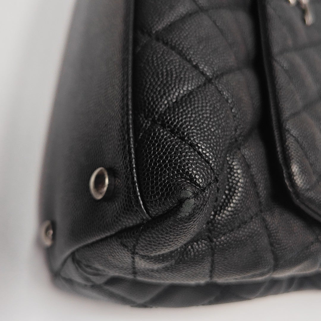 COCO HANDLE Medium Quilted Grained Calfskin Multicolor