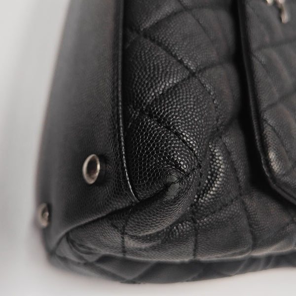 COCO HANDLE Medium Quilted Grained Calfskin Multicolor