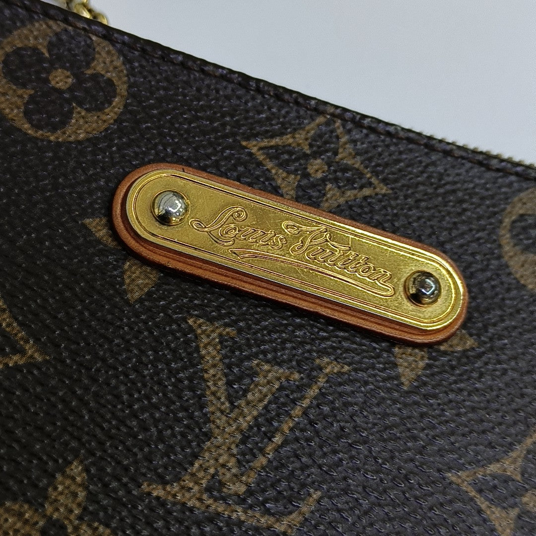 EVA Monogram Coated Canvas Brown