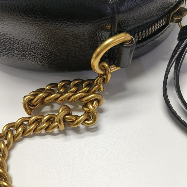 GG Marmont Mini Quilted Calfskin Black