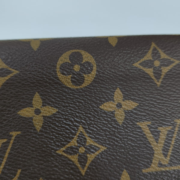 FÉLICIE Monogram Coated Canvas Brown