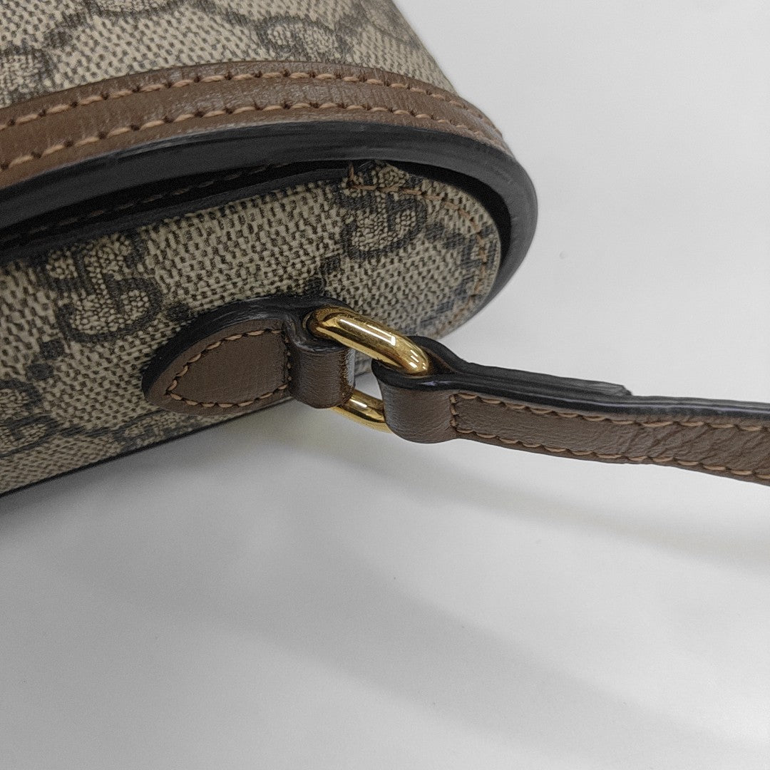 Horsebit 1955 Mini Coated Canvas Beige