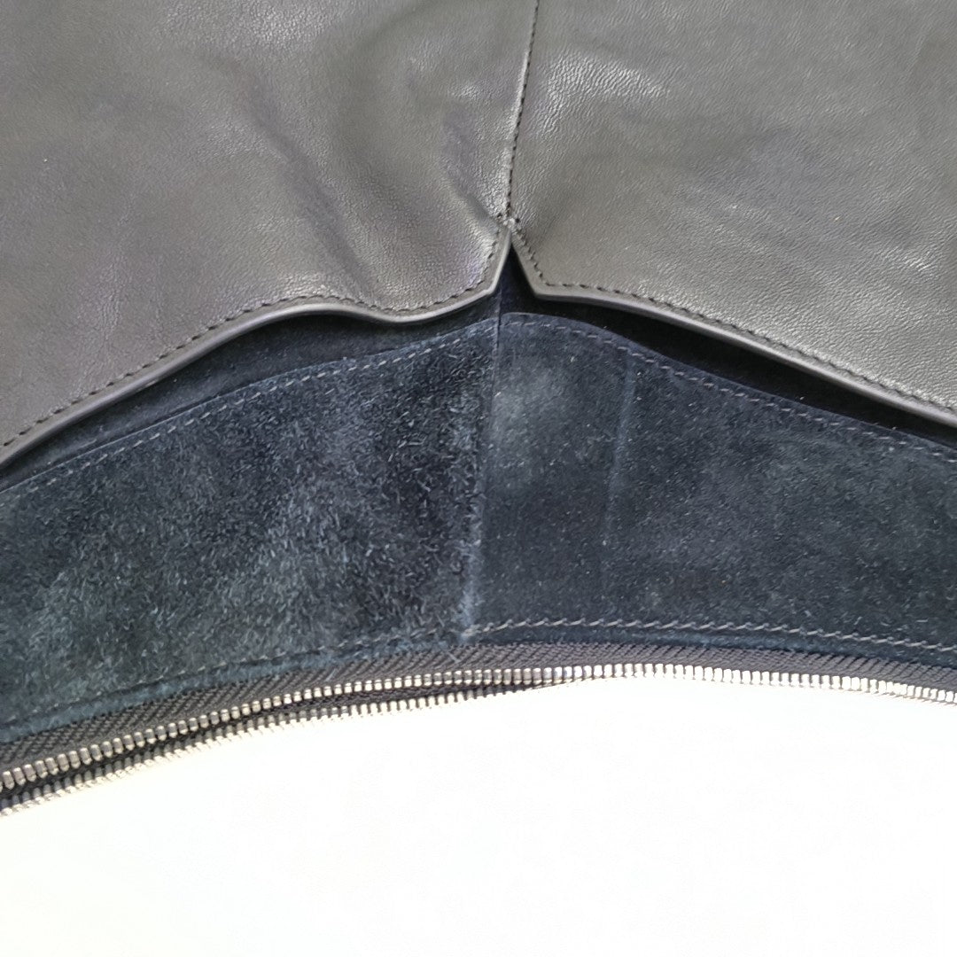 Calfskin Shoulder Bag Black