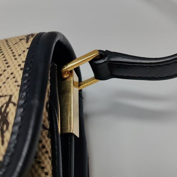 MONOGRAM ALL OVER Small Fabric Beige