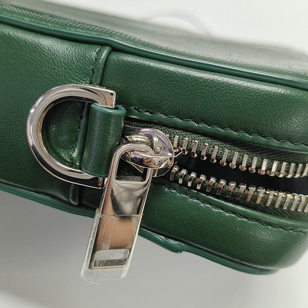 World Tour Oblique Calfskin Green