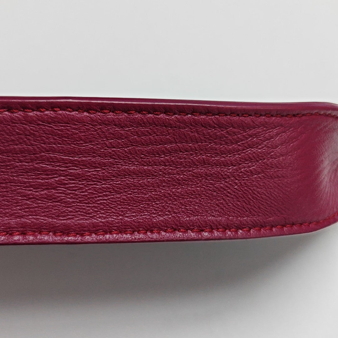 Calfskin Shoulder Bag Red