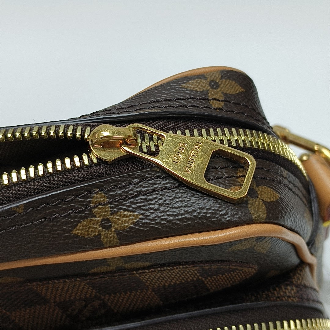 NIL Damier Ebene Coated Canvas Brown
