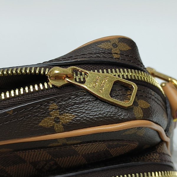 NIL Damier Ebene Coated Canvas Brown