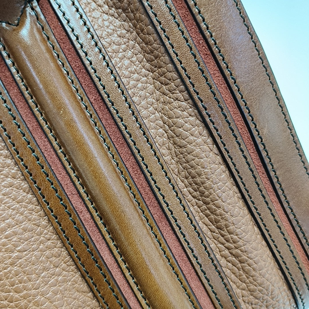 Alchester Quilted Calfskin Brown