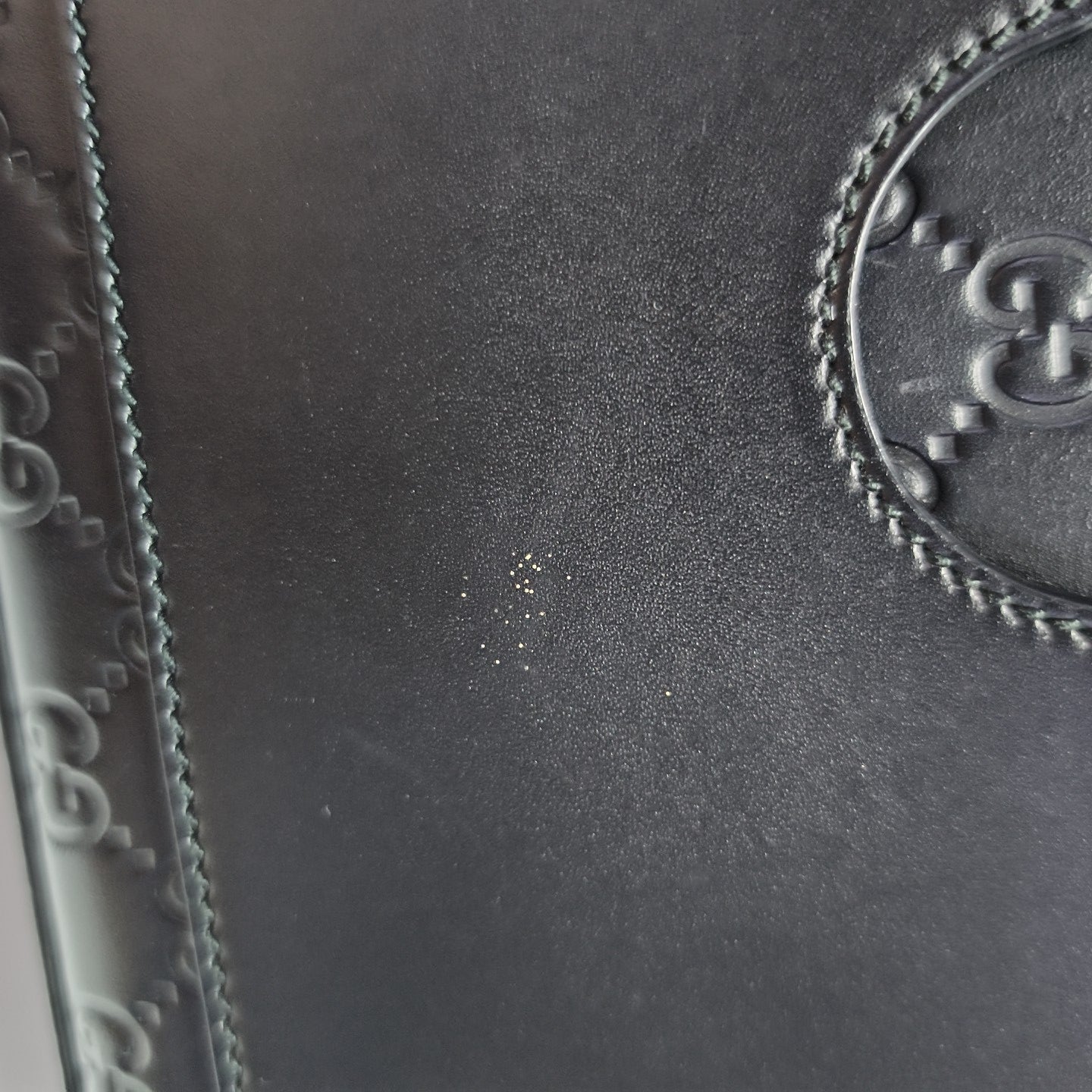 Padlock Small Calfskin Black