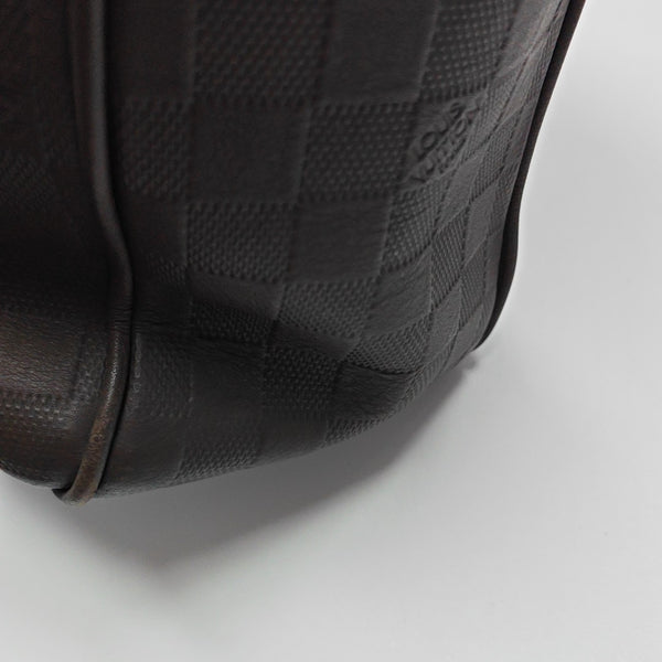 TADAO PM Damier Ebene Calfskin Brown