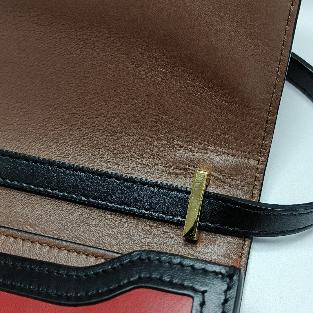 TB Small Calfskin Red