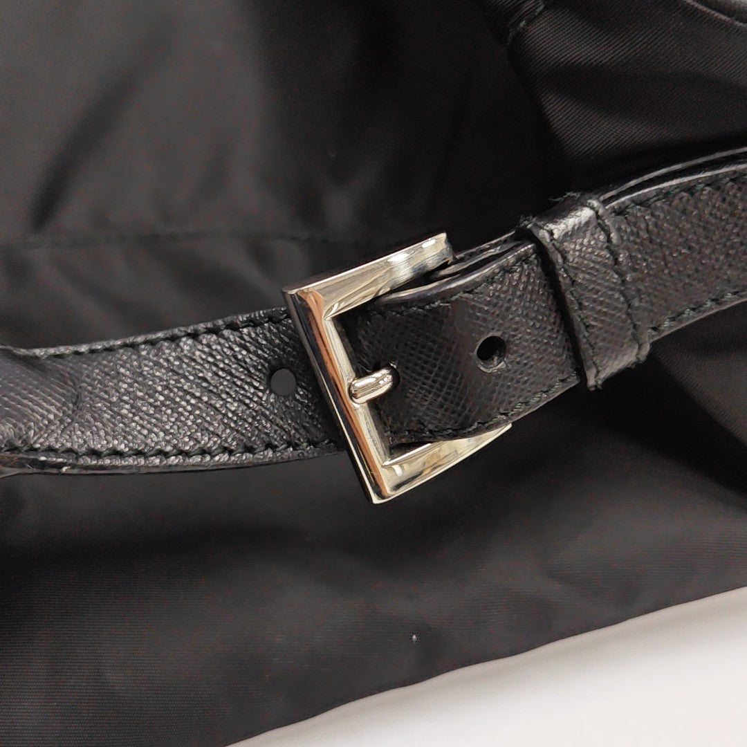 Nylon Backpack Black