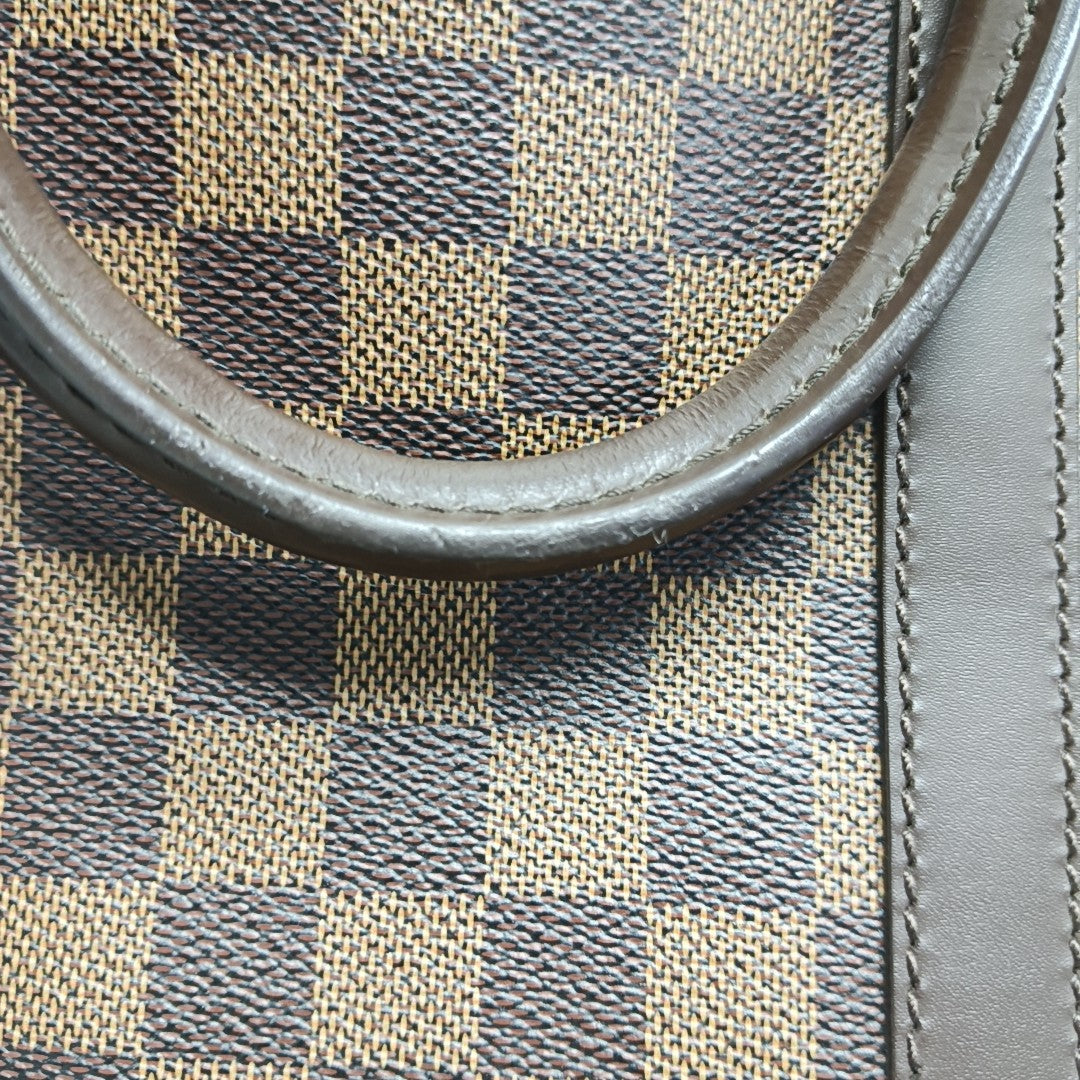 PORTE-DOCUMENTS Damier Ebene Coated Canvas Brown
