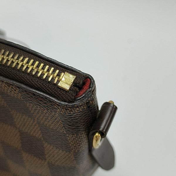 SIENA Damier Ebene Coated Canvas Brown