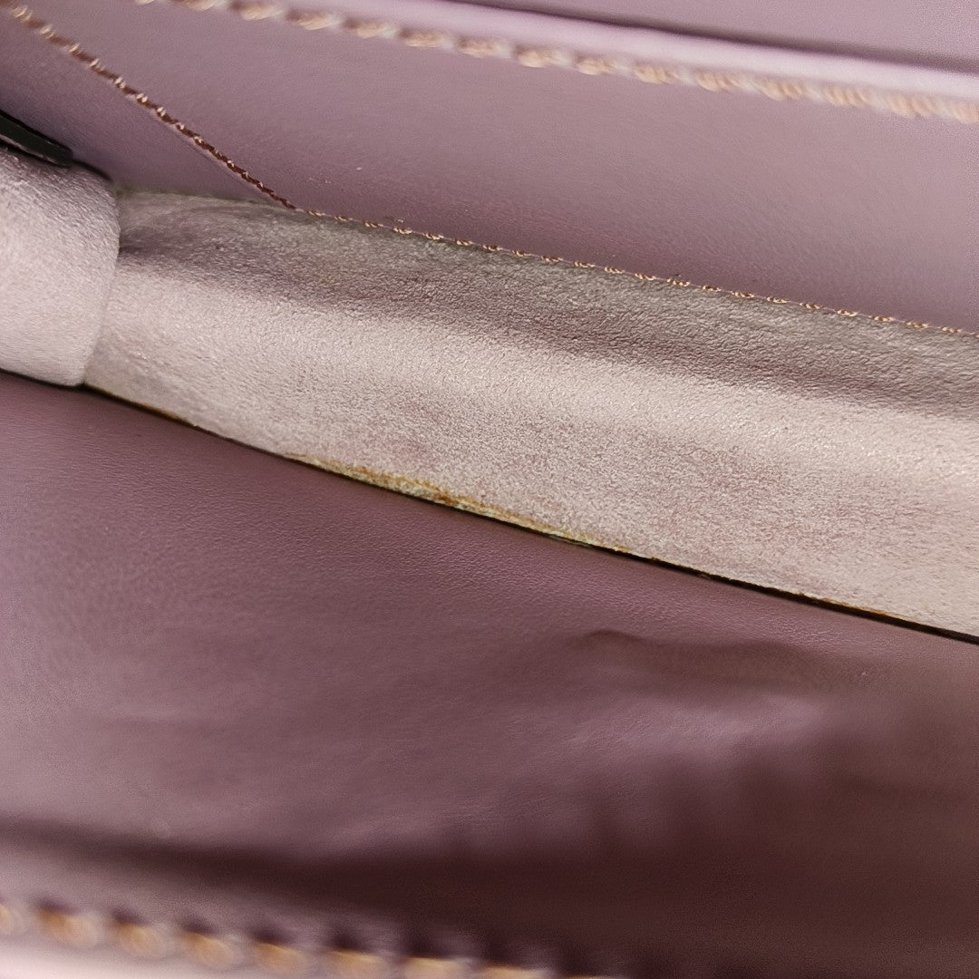 Buckle Mini Calfskin Beige