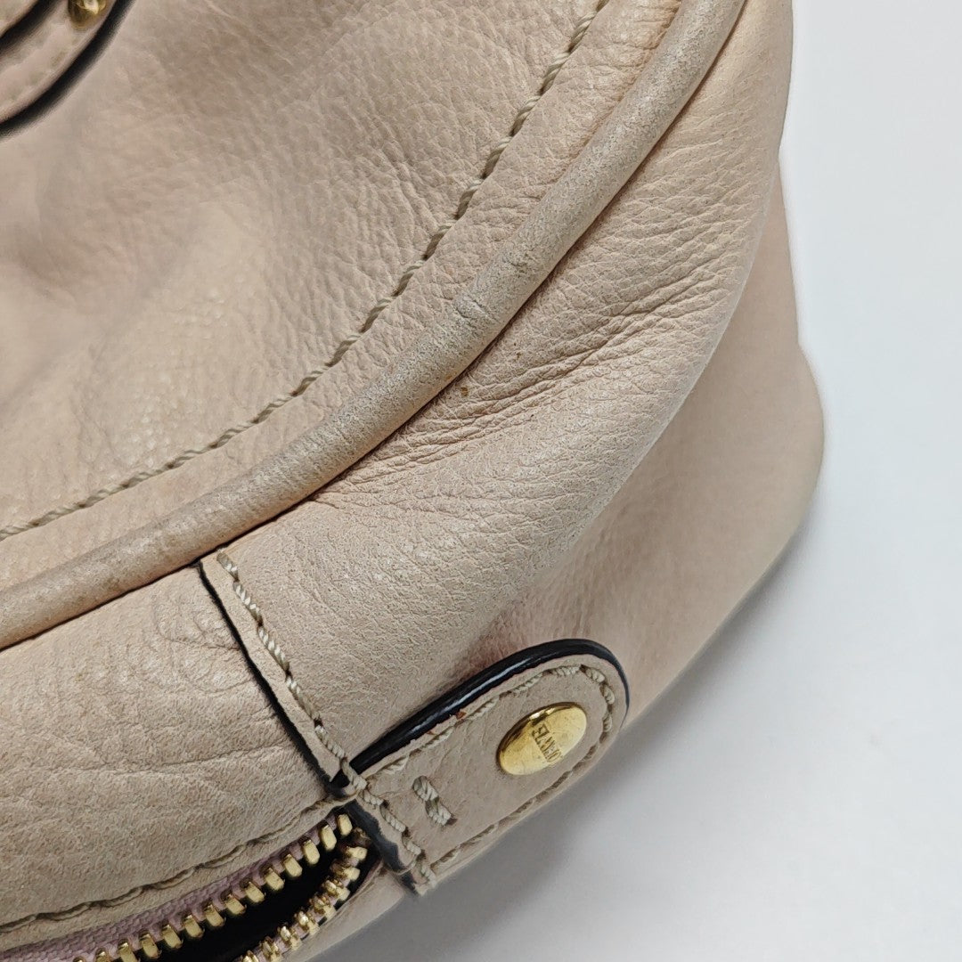 Calfskin Top Handle Bag Pink
