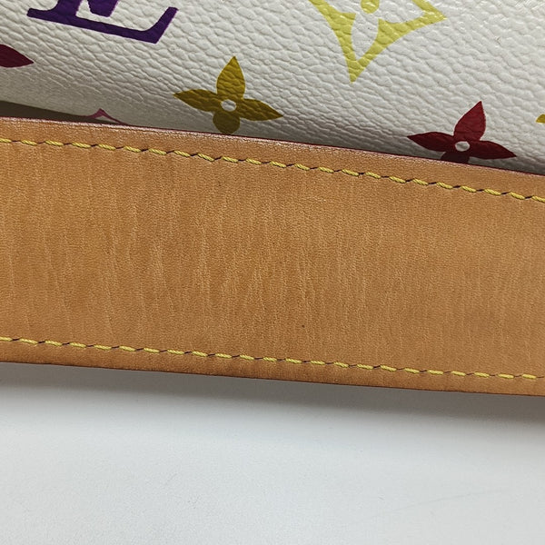 LV × TM BEVERLY MM Monogram Coated Canvas White