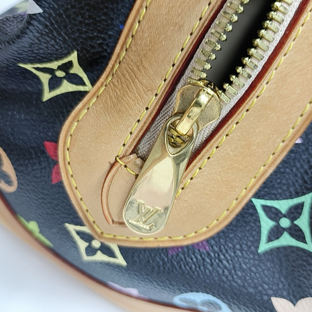 LV × TM CLAUDIA Monogram Coated Canvas Black