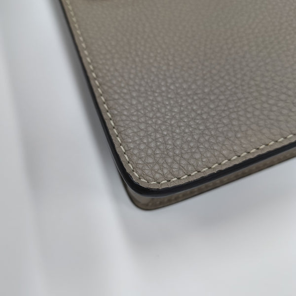 Calfskin Shoulder Bag Gray