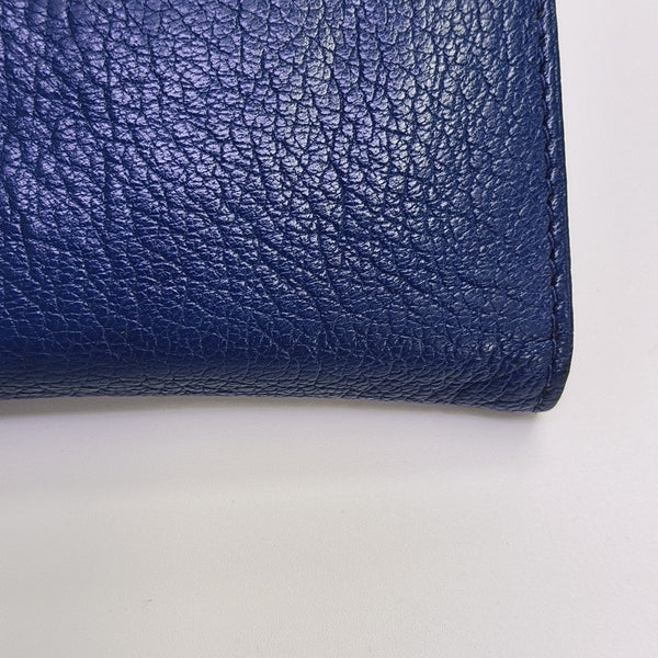 Calfskin Key Pouch Blue