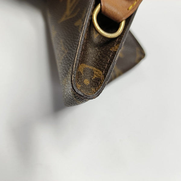BUCKET Monogram Coated Canvas Brown